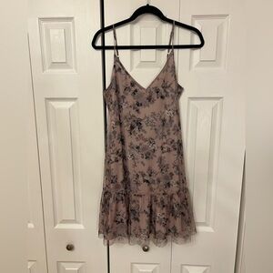 Tulle Floral Slip Dress